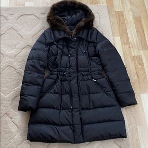 Laundry by Shelli Segal Faux-Fur-Trim Puffer Coat